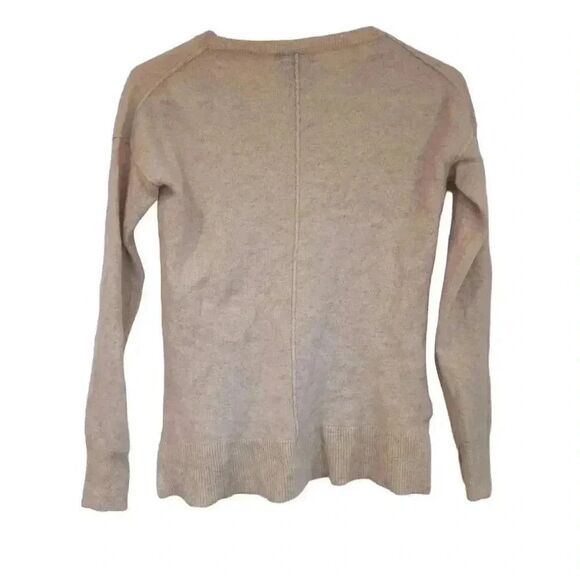 Aqua Cashmere High/low Crewneck Sweater - 100% Exclusive In Oatmeal - Picture 6 of 10